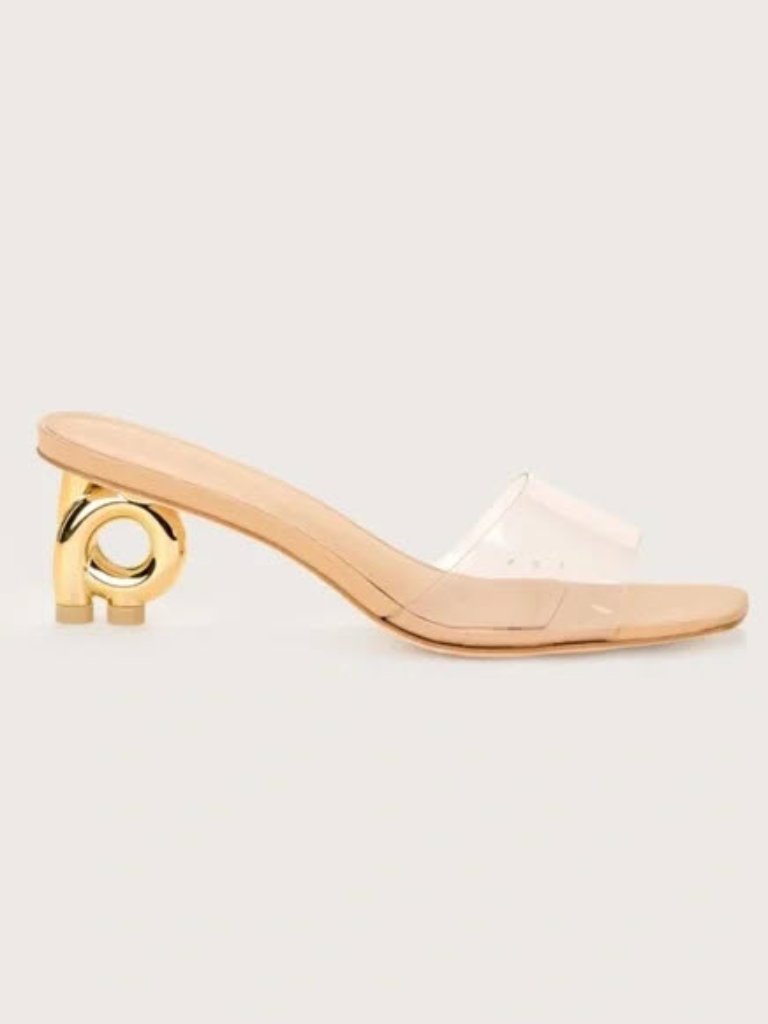 Cult Gaia Cora Sandals In Clear Eu39/Us9